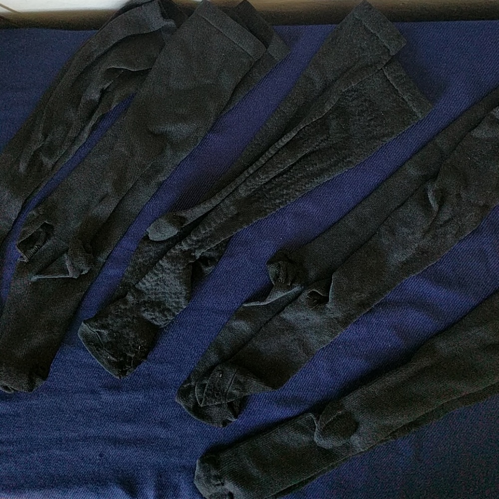 {SOLD}🎙️Black Knee High Compression Socks (5P)
